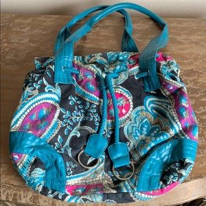 Fabric Floral Handbag